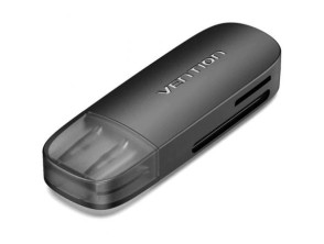 Lector de Tarjetas Externo Vention - Acceso Rápido a tus Tarjetas de Memoria
