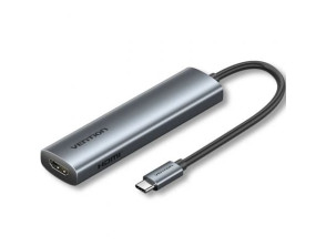 Añadir a la cesta Docking USB Tipo-C Vention TGLHB/ 1xUSB Tipo-C/ 2xUSB/ 1xHDMI 4K/ 1xUSB Tipo-C PD - Gris Docking USB Tipo-C Vention TGLHB/ 1xUSB Tipo-C/ 2xUSB/ 1xHDMI 4K/ 1xUSB Tipo-C PD - Gris