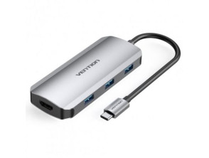 Docking USB Tipo-C Vention TOFHB con HDMI y USB Type-C PD