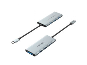 Docking USB Tipo-C Vention TOPHB con HDMI, USB y Lector de Tarjetas SD/MicroSD