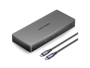 Docking USB Tipo-C Vention TPWH0 - 2xHDMI 4K DisplayPort 3xUSB