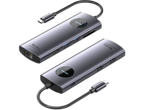 Añadir a la cesta Docking USB Tipo-C Vention TQVHB con 2xHDMI 4K, 3xUSB, 1xRJ45, 1xLector de Tarjetas y 1xUSB Tipo-C PD Docking USB Tipo-C Vention TQVHB con 2xHDMI 4K, 3xUSB, 1xRJ45, 1xLector de Tarjetas y 1xUSB Tipo-C PD