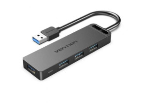 Hub USB Vention CHLBD/ 4xUSB 3.0 - Conexión Eficiente y Fiable