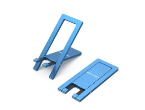 SOPORTE VENTION AZUL PARA SMARTPHONE Y TABLETS CON CLIP