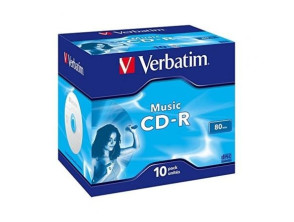 Añadir a la cesta CD-R Verbatim Music 16X - Caja-10uds CD-R Verbatim Music 16X - Caja-10uds