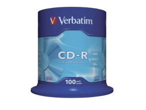 Añadir a la cesta CD-R Verbatim Datalife 52X - Alta Calidad y Fiabilidad en Grabaciones - Tarrina-100uds CD-R Verbatim Datalife 52X - Alta Calidad y Fiabilidad en Grabaciones - Tarrina-100uds