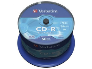CD-R Verbatim Datalife 52X - Tarrina-50uds