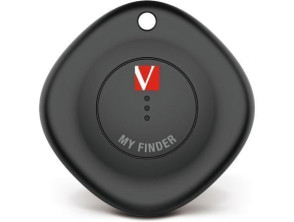 Localizador Verbatim My Finder Bluetooth Tracker MYF-01 compatible con Apple/ Incluye Llavero y Pila - Negro