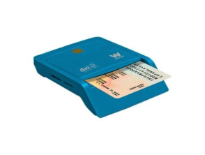 Lector Woxter Combo PE26-146 de DNI y Tarjetas USB 2.0 Azul