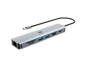 Añadir a la cesta Docking USB Tipo-C Woxter PE26-181: HDMI 4K, USB x2, Lector de Tarjetas, RJ45, MicroUSB Docking USB Tipo-C Woxter PE26-181: HDMI 4K, USB x2, Lector de Tarjetas, RJ45, MicroUSB