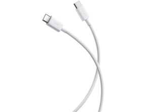Xiaomi Cable trenzado USB-C a USB-C 3A 60W 1m - Blanco