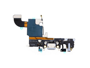 Reparación Audio Dock Connector Flex iPhone 6S Gris