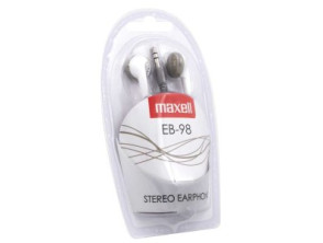Auriculares Intrauditivos MAXELL EB-98 Blanco - Jack 3.5mm 0.94m