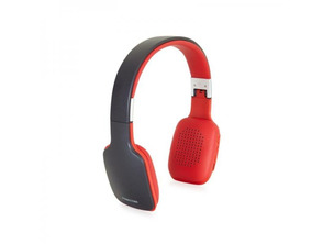 Auriculares Bluetooth Diadema Fonestar Slim-R con Micrófono Negro-Rojo