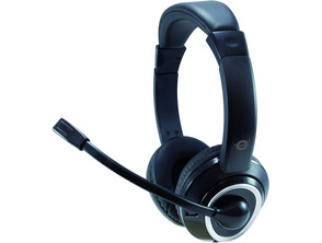 Auriculares con Micrófono Conceptronic Polona 01B Negro