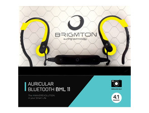 Añadir a la cesta Auriculares Deportivos Bluetooth Brigmton Amarillo Auriculares Deportivos Bluetooth Brigmton Amarillo