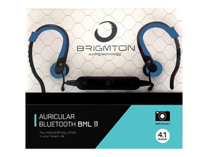 Añadir a la cesta Auriculares Deportivos Bluetooth Brigmton Azul Auriculares Deportivos Bluetooth Brigmton Azul