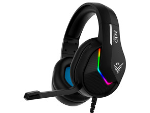 Auriculares Gaming RGB Phoenix X-IO Negros con cable jack y adaptador