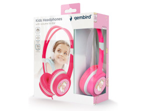Añadir a la cesta Auriculares Gembird MHP-JR-PK Rosa para Niños con Limitador de Volumen Auriculares Gembird MHP-JR-PK Rosa para Niños con Limitador de Volumen