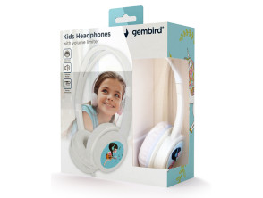 Auriculares Gembird MHP-JR-W para Niños con Limitador de Volumen Blanco