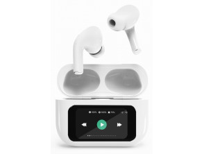 Añadir a la cesta Auriculares Gembird TWS-LCD-ANC-01-W Bluetooth 5.3 con Cancelación Activa de Ruido y Estuche con Pantalla LCD Auriculares Gembird TWS-LCD-ANC-01-W Bluetooth 5.3 con Cancelación Activa de Ruido y Estuche con Pantalla LCD