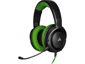 Auriculares HS35 Stereo Negro Verde Corsair