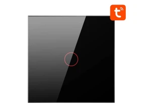 Interruptor Táctil Inteligente Avatto LZTS02-EU-B1 ZigBee Negro