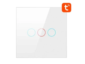 Interruptor Táctil Inteligente Avatto LZTS02-EU-W3 ZigBee 3 Botones Blanco