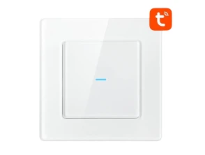 Interruptor Táctil Inteligente Avatto N-TS10-W1 1 Botón WiFi Blanco