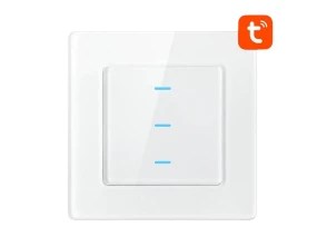 Interruptor Táctil Inteligente Avatto N-TS10-W3 3 Botones WiFi Blanco