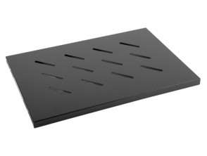 ESTANTERÍA FIJA DE 19" 1U/486X270MM CAPACIDAD DE CARGA MÁXIMA HASTA 120KG NEGRO