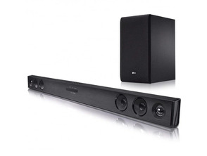 Barra de Sonido Bluetooth LG SJ3 300W 2.1 Negro
