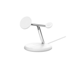 Base de Carga Inalámbrica Belkin Qi2 Boost Charge 3 en 1 Blanco 15W