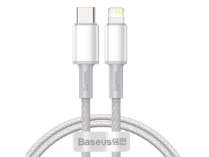 Baseus Cable Tipo C a Lightning Apple 20W 1m Blanco - Compatibilidad Total