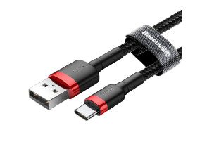 Añadir a la cesta Baseus Cafule Cable USB a USB Tipo C 1M - Negro Baseus Cafule Cable USB a USB Tipo C 1M - Negro