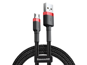 Añadir a la cesta Baseus Cafule Cable USB a Micro USB 1M - Carga rápida - Negro Baseus Cafule Cable USB a Micro USB 1M - Carga rápida - Negro