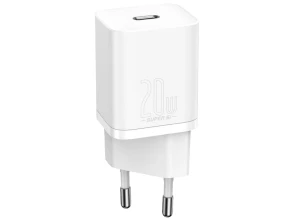 Cargador de Pared Baseus Super Si Quick Charger 20W Blanco