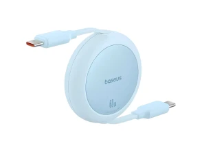 Cable Baseus Free2Pull Azul USB-C a USB-C 1m