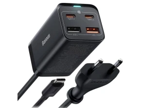 Baseus GaN3 Pro Cargador Rápido 65W 2xUSB-A 2xUSB-C - Cargador
