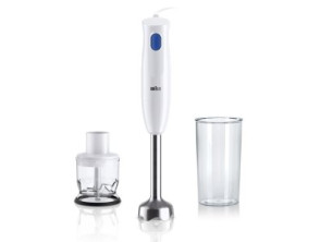 Añadir a la cesta BATIDORA DE MANO BRAUN 450W - ACCESORIO PICADORA 350ml - VASO MEDIDOR 600ml BLANCO BATIDORA DE MANO BRAUN 450W - ACCESORIO PICADORA 350ml - VASO MEDIDOR 600ml BLANCO