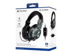 BIGBEN STEREO GAMING HEADSET CAMO GREEN (PS4) (OFFICIAL)