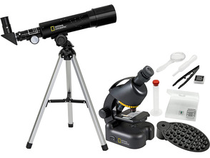Bresser National Geographic Set Telescopio + Microscopio