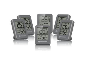 Añadir a la cesta Bresser Temeo Hygro Indicador de 6 Piezas Gris Bresser Temeo Hygro Indicador de 6 Piezas Gris