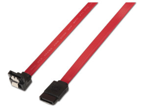Añadir a la cesta Cable SATA III Datos 6G Datos Acodado con anclajes, Rojo, 0.5 Metros para Disco Duro SATA I, II, III Cable SATA III Datos 6G Datos Acodado con anclajes, Rojo, 0.5 Metros para Disco Duro SATA I, II, III