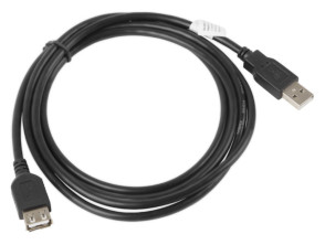 Añadir a la cesta Lanberg CA-USBE-10CC-0018-BK cable USB 1,8 m USB 2.0 USB A Negro Lanberg CA-USBE-10CC-0018-BK cable USB 1,8 m USB 2.0 USB A Negro
