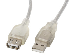 Añadir a la cesta CABLE USB-A M/F 2.0 1,8M TRANSPARENTE FERRITA CABLE USB-A M/F 2.0 1,8M TRANSPARENTE FERRITA