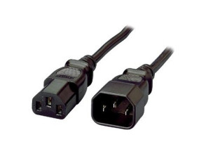 Cable Alargador Alimentación IEC Macho Hembra 1,8M Equip