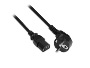 Cable Alimentación Aisens A132-0167 Schuko Macho a C13 Hembra 1.5m Negro