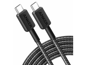 Añadir a la cesta Cable Anker 322 Usb-c A Usb-c 1,8m Negro Cable Anker 322 Usb-c A Usb-c 1,8m Negro