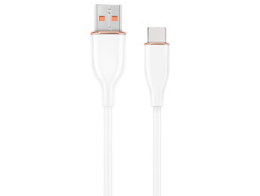 CABLE DE CARGA Y DATOS GEMBIRD USB TIPO C DE SILICONA PREMIUM 1,5 MBLANCO